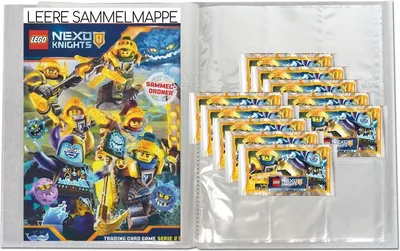 Produktbild von LEGO Nexo Knights 2 - Leere Sammelmappe + 10 Booster - Deutsch