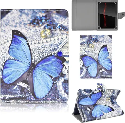 Immagine prodotto di Cover per tablet da 10 pollici universale chiusura magnetica blu