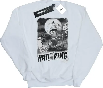 Obrázek produktu pro Disney - Mikina pro ženy "Nightmare Before Christmas Hail The King" BI31764 (M) (Weiß)
