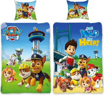 Produktbild von Paw Patrol Bettwäsche Team Blau Linon / Renforcé