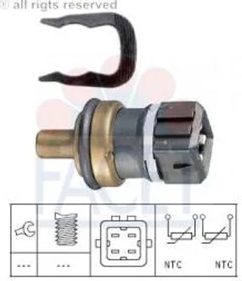 Produktbild von Facet Sensor, Kühlmitteltemperatur  7.3232