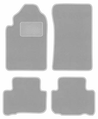 Imagen del producto de Alfombrillas de moqueta para SsangYong Rexton I 2001-2006 (SUV) – juego de 4 piezas, grises, a medida – Wielganizator OSLO