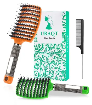 Produktbild von Set mit 2 Bürsten aus Naturborsten für die Haare
