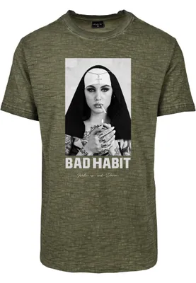 Obrázek produktu pro Pánské tričko Mr. Tee Bad Habit Tee olive - XL