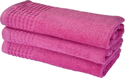 Immagine prodotto di Asciugamano, telo da bagno in cotone, spesso, 500 g/m² Uno 50x100cm Rosa
