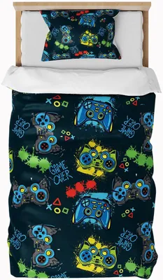 Produktbild von Kinderbettwäsche 140 x 200 cm, mit Kissenbezug, Mikrofaser Polyester, für Kinderzimmer