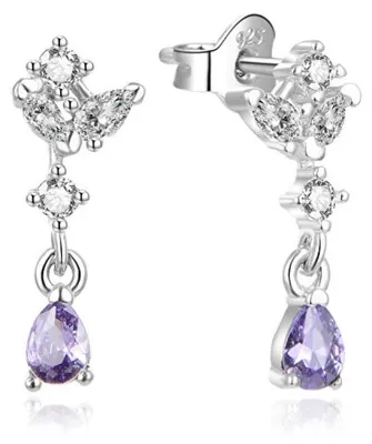 Immagine prodotto di Orecchini unici in argento con zirconi AGUP2183/AL