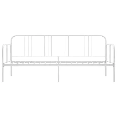 Produktbild von "im Sonderangebot"Schlafsofa Bettgestell/Bettrahmen - CLORIS - Einzelbett - Kinderbett Weiß Metall 90x200 cm - Einfache Montage -  - NeuMöbel3800104