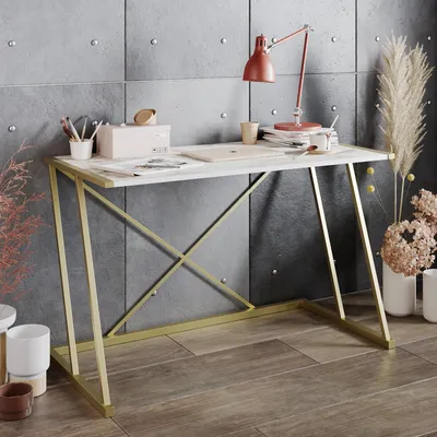 Produktbild von Skye Decor, Anemon- Anemon HDL, Weiß,Gold, Couchtische, 75x120x60 cm, 100% Melaminbeschichtete Partikelplatte