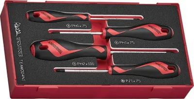 Produktbild von TEAMD04N1 Kreuzschlitz-Schraubendreher-Set, 4-teilig – L-285460101