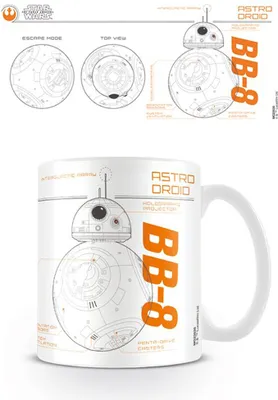 Produktbild von Star Wars - Lizenz Tassen - EP7 BB8 Sketch