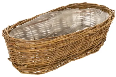 Produktbild von Brotkorb Oval Weidengeflecht Schutz Einlage Dekoration