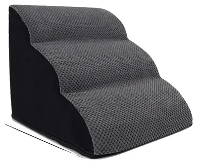 Imagen del producto de Escalera para perros, espuma viscoelástica, superficie antideslizante, 3 piezas