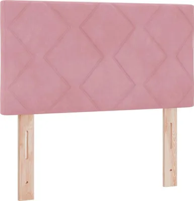 Produktbild von vidaXL Kopfteil mit Kopfteil Rosa 80 cm Samt