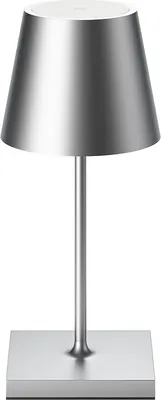Produktbild von Sigor Nuindie Mini Akku Tischleuchte IP54 Aluminium USB-C silber