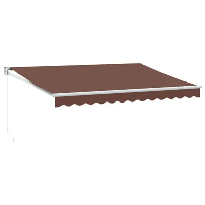 Zdjęcie produktu dla Ręcznie zwijana markiza, brązowa, 350x250 cm