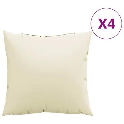 Immagine prodotto di Cuscini Decorativi 4 pz Crema 50x50 cm in Tessuto
