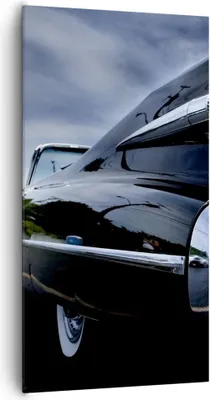 Produktbild von Bild auf Leinwand - Leinwandbild - Auto Retro Himmel - 65x120cm - Wand Bild - Wanddeko - Wandbilder - Leinwanddruck - Bilder - Kunstdruck - Wanddekoration - Leinwand bilder - Wandkunst - PA65x120-0159