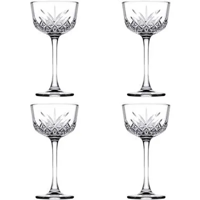 Produktbild von Pasabahce Timeless Nick-&-Nora Cocktailglas, 16 cl, transparent, spülmaschinenfest, 4 Stück