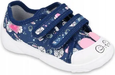 Produktbild von BEFADO Mädchen  Sneakers Häschen Klettverschluss Blau 22