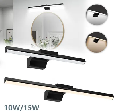 Produktbild von LARS360 15W LED Spiegellampe 60cm Warmweiß 1050LM, Spiegellicht Badleuchte Schminktischlampe, IP44 Wasserdicht, Wandleuchte für Badezimmer