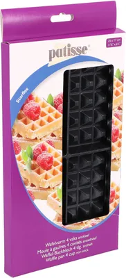 Produktbild von Patisse wafelvorm 4 vaks 29 x 17 cm