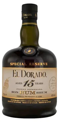 Produktbild von El Dorado 15 Years Rum 43% Vol. 0.7L