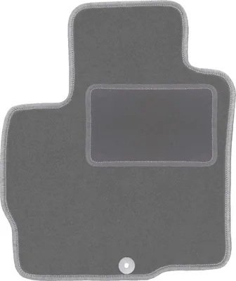 Produktbild von Fahrerfußmatte Velours graphit passend für Mitsubishi Outlander III (2012-, SUV) – mit Befestigungen – passgenau