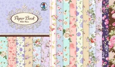 Produktbild von Designpapier-Set "Blumenpracht"