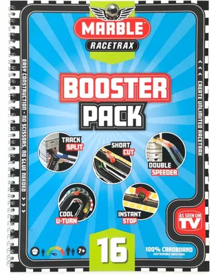 Immagine prodotto di Set di espansione per pista per biglie Racetrax, lunghezza 1 metro, 16 elementi
