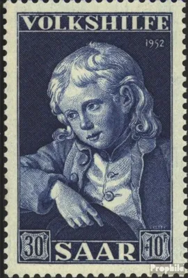 Produktbild von Briefmarken Saarland 1952 Mi 340 postfrisch Volkshilfe: Gemälde (III)