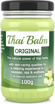Produktbild von Wang Prom Thai Balm Balsam Thai-Herbs 100g - Thailändischer Massage-Balm mit Thai Kräutern zur Hautpflege Massage