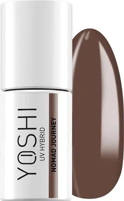 Produktbild von Yoshi | Hybrid-Nagellack - 136 Nomad Journey - Hybrid-Gellack - Hybridlack - UV LED - 6ml - Profi Qualität - Dunkelbraun