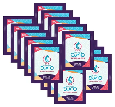 Immagine prodotto di UEFA Women's EURO 2025 Svizzera - Figurine da collezionare - 20 bustine