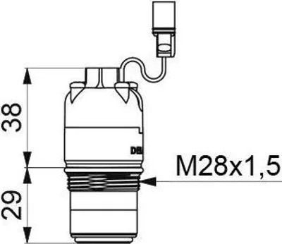 Immagine prodotto di Elettrovalvola Delabie 6V f. Valvola di scarico orinatoio TEMPOMATIC 4 e BINOPTIC 2 UP