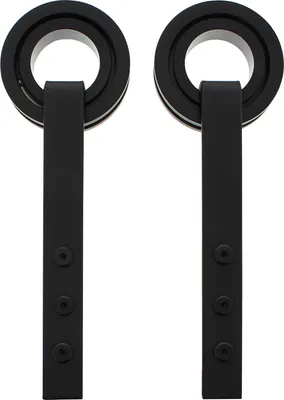 Produktbild von Intersteel 2-teiliges Laufrollen-Set Modern 255 mm Schwarz