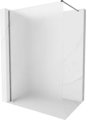 Produktbild von Mexen Kioto-X Duschwand Walk-in 160 x 200 cm, Eisblumenglas 10 mm, Gun Metal - 800-160-101-95-30-X