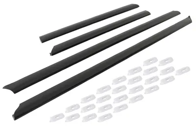 Produktbild von Audi A4 95-01 Untere Seitenleisten, 4-teiliges Set + 26 Clips