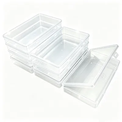 Obrázek produktu pro Solidchoice - 8 kusů průhledných plastových úložných boxů pro drobné předměty