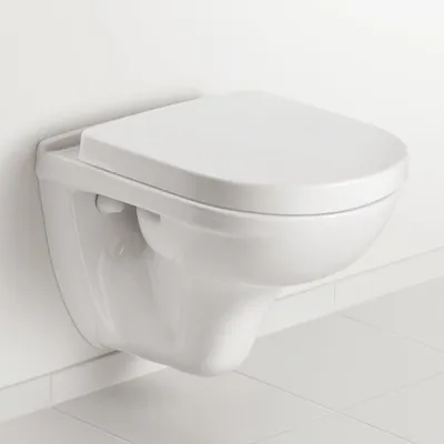 Obrázok produktu pre Combi-Pack O.NOVO vrátane závesného WC s hlbokým splachovaním DirectFlush a WC-Si biela