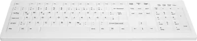 Zdjęcie produktu dla Contour Design Active Key AK-C8100F-FU1-W/US, Bezprzewodowy, RF Wireless, Membranowa, QWERTY, Biały