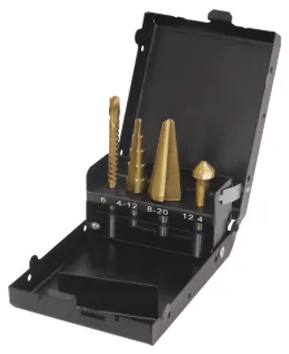 Produktbild von 4-teiliges HSS-Spezialbohrer Set in Metallbox