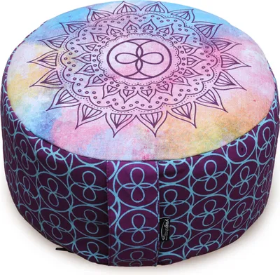Produktbild von Meditationskissen - rund - cosmic flow - organic Baumwolle - ø 30cm x 15cm