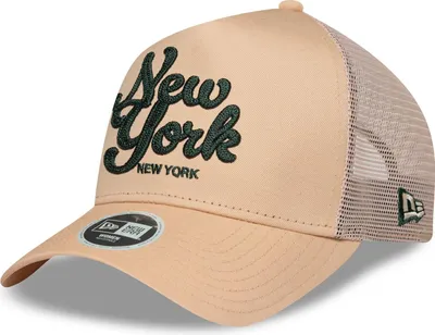 Produktbild von New Era Damen A-Frame Trucker Cap - Los Angeles Chainstich