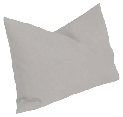 Produktbild von Kissenhülle Struktur Leinenoptik Kissenbezug Deko Kissen ca. 30x50 cm silber