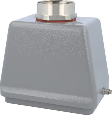 Produktbild von HARTING Han 48B Tüllengehäuse hoch, 1xPG36 gerader Kabelabgang, für 1 Bügel (am Unterteil) Verschraubung PG36