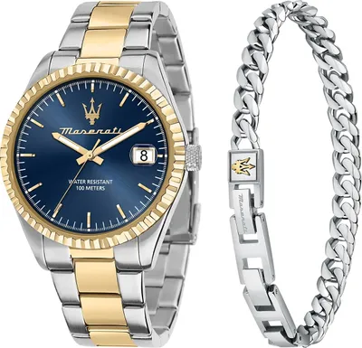 Produktbild von Maserati Herren Uhr SUCCESSO SOLAR Chronograph Edelstahl silber UMAR8853100033