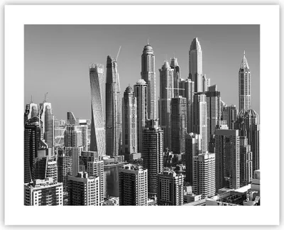Produktbild von Poster - Poster ohne Rahmen - Wolkenkratzer Fotografie Dubai - 50x40 cm - Wand Bild - Wanddeko - Wandbilder - Kunstposter - Wandposter - Bilder - Kunstdruck - Wanddekoration - P2XAA50x40-4388