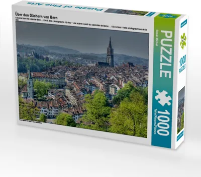 Produktbild von Calvendo Über den Dächern von Bern 1000 Teile Puzzle quer 640x480mm, Michel Susan; 7364311