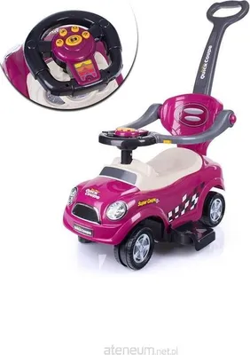 Produktbild von Lena 3in1 Kinderfahrzeug Lauflernwagen mit Musiklenker, 360° Rädern